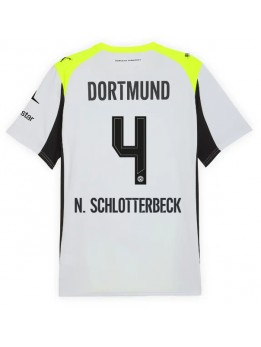 Borussia Dortmund Nico Schlotterbeck #4 Replika Borta Kläder 2025-26 Kortärmad